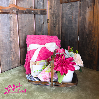 Cozy Comfort Basket - Pink